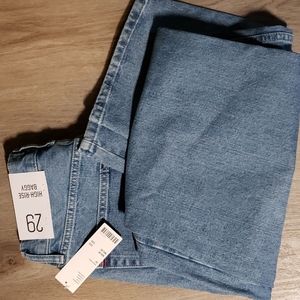 Urban outfitters high rise baggy Blue Jeans